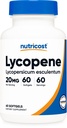 Nutricost Lycopène (20mg) 60 Softgels - Sans gluten, non-OGM