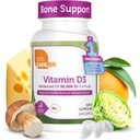 Zahler - Avancé Vitamine D3 50000 UI capsules (120 Comte) Kosher Végétarien Végétarien Vitamine D pour le soutien immunitaire, os, dents et la santé musculaire - Supplément Vitamine D3 hebdomadaire- Facile à avaler Vitamine D3.