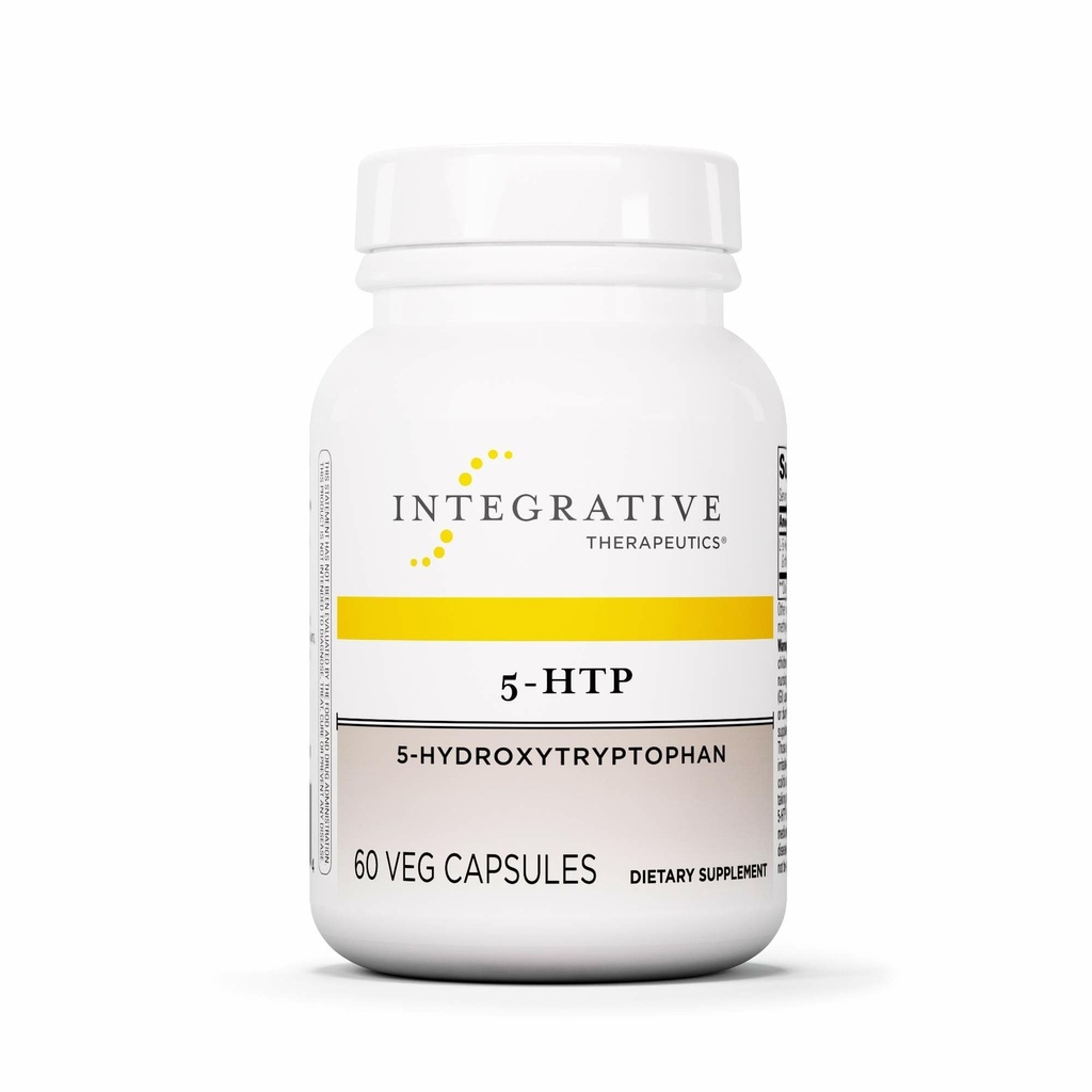 Integrative Therapie 5-HTP - Ergänzung, die einen gesunden Outlook & Restful Sleep* unterstützt - Vegan, Dairy-Free & Gluten-Free - 60 Kapseln (60 Servietten)