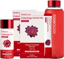 FOODOLOGY Redbottle 1-Monat Burning Set/Coleology Drink Mix(2ea) & Coleology Cut(1ea) & Wasserflasche(1ea)