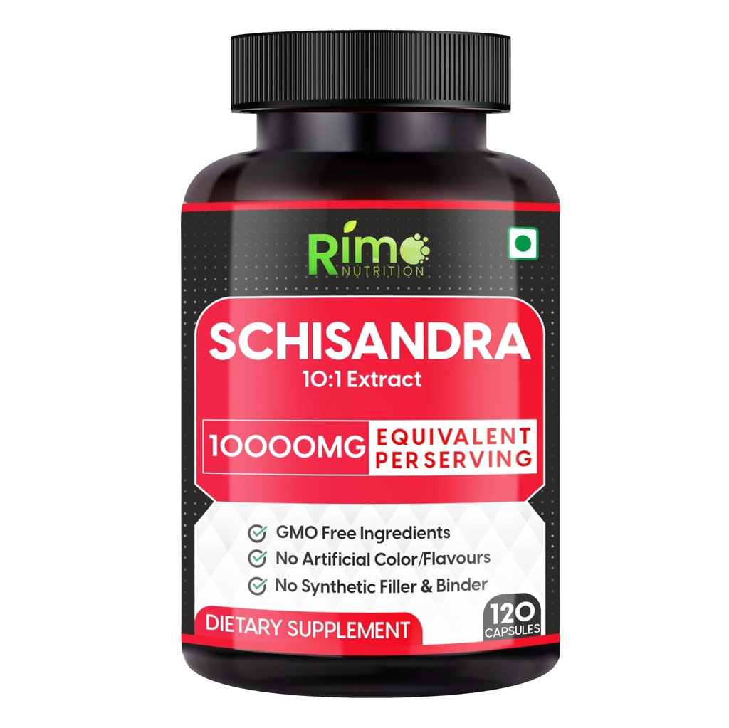Schisandra Supplement - Standardisiert auf Schisandrins, Pure Schisandra Chinensis Fruchtextrakt, 120 Kapseln