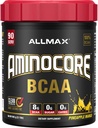 ALLMAX Nutrition AMINOCORE BCAA, Ananas Mango - 945 g Pulver - 8.18 Gramm verzweigtkettige Aminsäuren pro Portion - mit B Vitaminen - keine Füllstoffe oder nicht-BCAA Aminos - Zuckerfrei - 90 Portionen