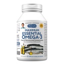 ANDREW LESSMAN Maximum Essential Omega-3 Unflavored, 30 Softgels - Ultra-Pure Omega-3 Fish Oil 1200 mg-High DHA, keine Merkur Ergänzung-Small, einfach zu schlucken Fischöl Kapseln