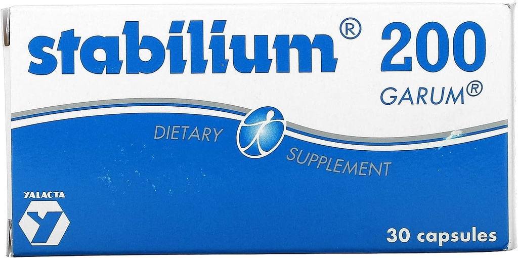 Groupe de recherche sur l'allergie Stabililium 200 - Aide naturelle au sommeil pour les adultes sans mélatonine, Supplément de soutien calme nocturne pour se détendre, soutien au sommeil profond - 30 capsules (paquet de 1)