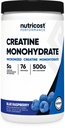 Nutricost Creatin Monohydratpulver (Blauer Himbeer), 500 Gramm (1.1 LBS)