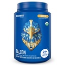 BIRDMAN Falcon Vegan Protein Powder Organic, Stevia & Sugar Free, Plant Based Protein, Low Carb, Dairy Free, Keto, Non Whey Protein, Probiotic, Pea Protein | Vanilla Flavor - 37 Servierungen - 2.64lb