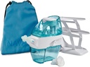 Navage Deluxe Bundle Nasal Bewässerungssystem - Saline Nasal Rinse Kit mit 1 Nasenreiniger, 20 Salz Pods, Sky Blue Travel Bag und 1 Countertop Caddy....