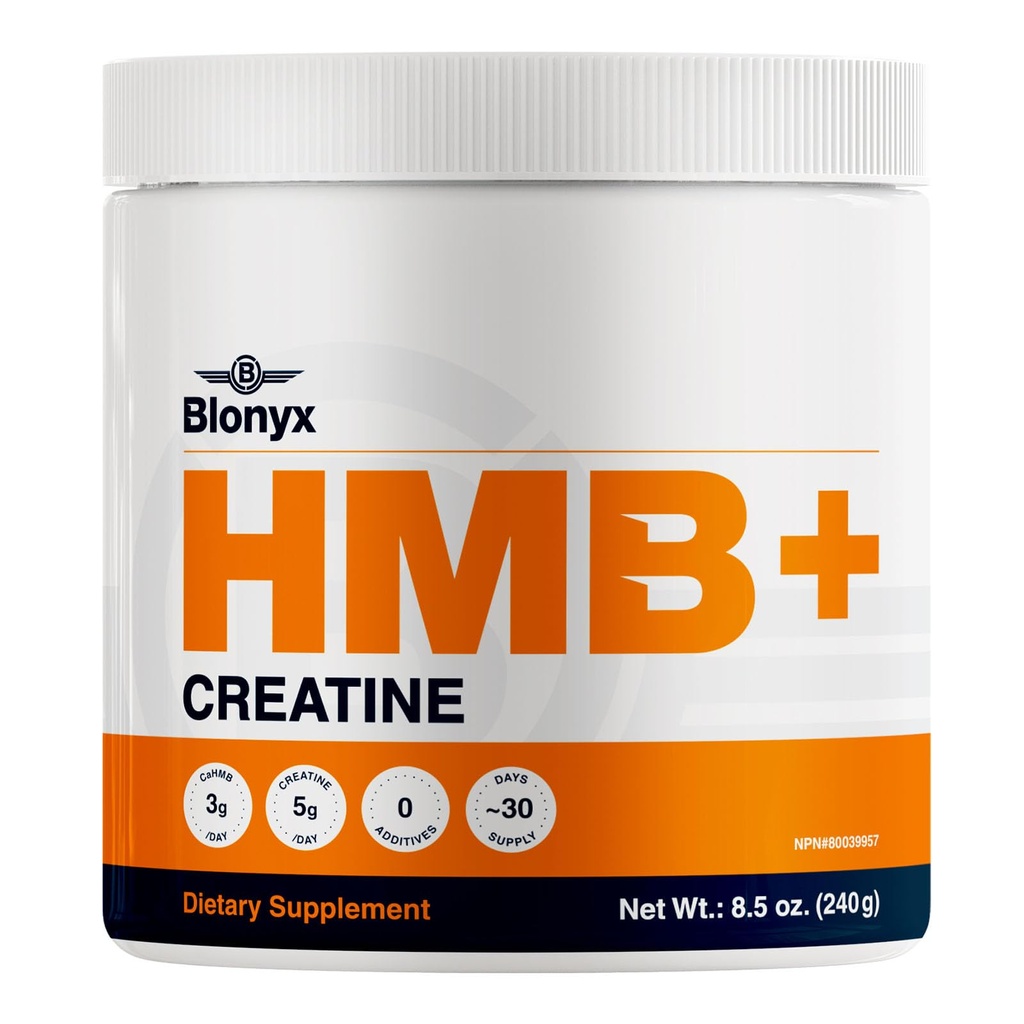 HMB + Kreatin-Ergänzung - 3g Daily HMB für Enhanced Strength, Power & Recovery, Ideal für High-Intensity Athleten, 30-Tage-Versorgung