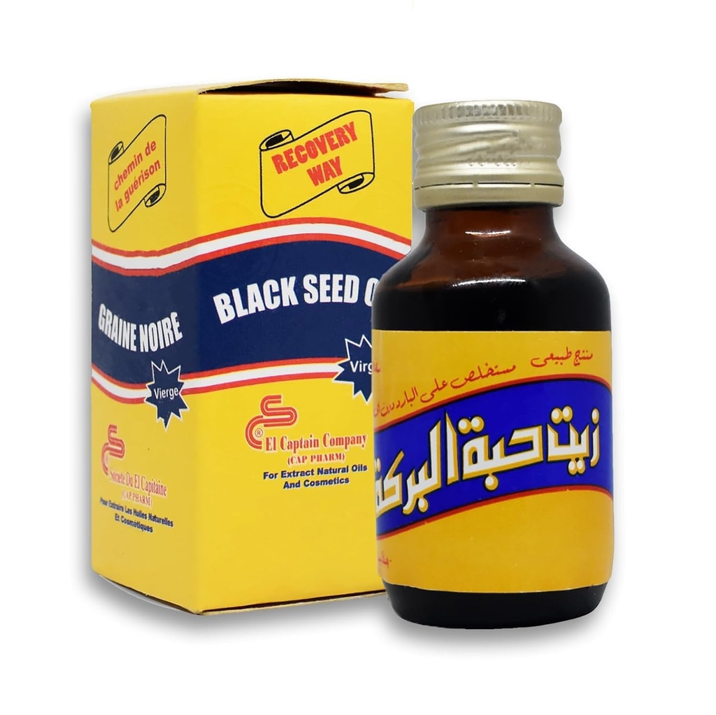 El Captain Virgin Black Seed Oil Nigella Sativa 250ml (Largest Größe)