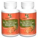 SEABUCKWONDERS Sea Buckthorn Seed Oil, Made with Organic Sea Buckthorn, 60 Count Softgels (Pack von 2)