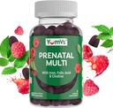 YumVs Pränatale Gummie für Damen - Pränatale Vitamine für Frauen mit Folsäure, Eisen & Choline - Vegetarisch & Kosher Prägnanz Vitamine - Frauen Pränatal Multivitamin mit A C D3 E B6 B12 (60 Count)
