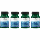 Swanson Lutein & Zeaxanthin Supplément synergique pour la santé oculaire Retina Macula (Lutein 20 mg & OmniXan Zeaxanthin 2 mg) 60 Softgels Sgels (4 Pack)