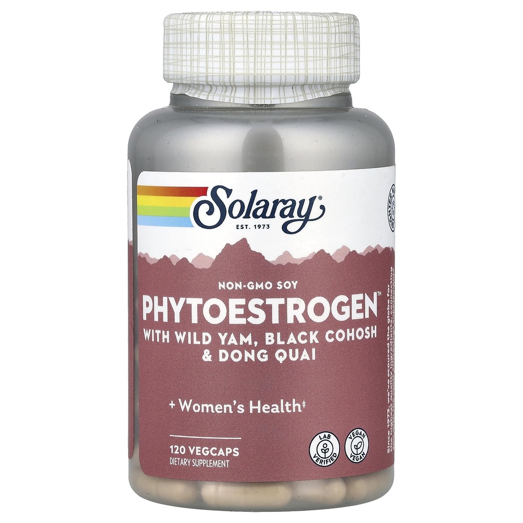 Solaray Phytoestrogen Supplément, 120 Nombre