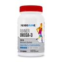 Runner Omega 3 Huile de poisson – Supplément de sport nutritionnel Triple Strength - aide à soutenir la santé du coeur et des articulations pour courir avec Omega- EPA et DHA - 1000 mg, 1 mois Capsules pour hommes et femmes