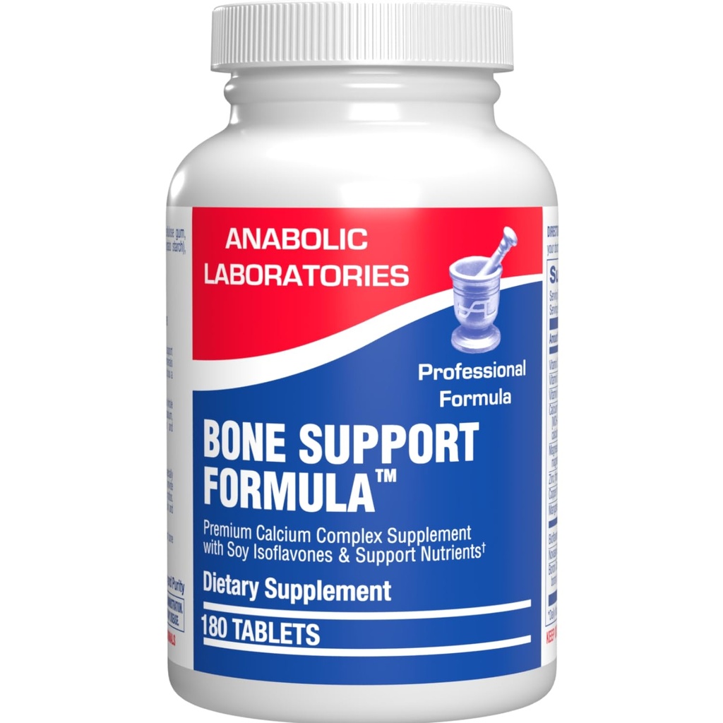 Supplément pour os du complexe de calcium clinique - Supplément pour le zinc de magnésium de calcium restauratif pour le soutien de la force et de la densité des os avec les bioflavonoïdes antioxydants - Absorption élevée - 30 portions