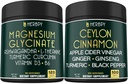 Bundle 6in1 Suppléments Glycinate Magnésium & 6in1 Suppléments Ceylan Cinnamon Premium - Relaxation, repos Jour et nuit, Immune, coeur, digestion et équilibre corporel