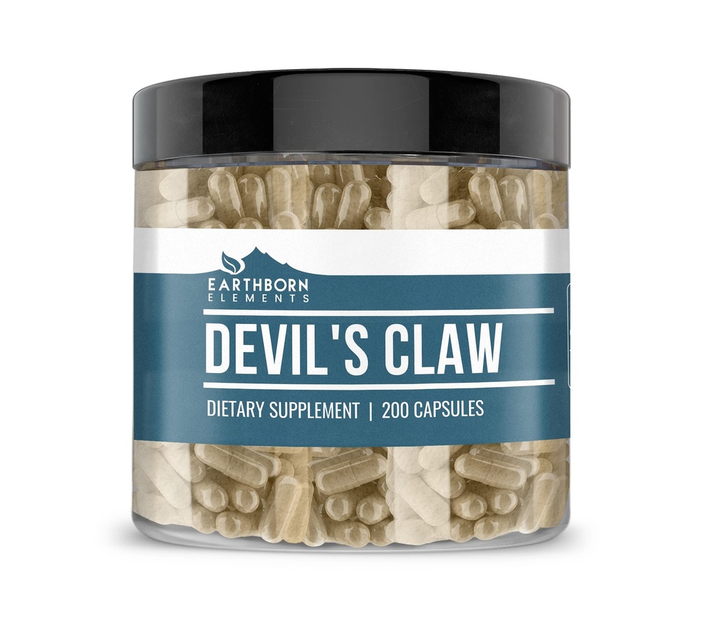 Eléments terriens Devils Extrait de griffe 200 Capsules, pures et non diluées, sans additifs