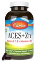 Carlson - ACES + Zn, Vitamine A, C, E + Selen & Zink, Multivitamin mit Zink, Zellgesundheit & Immununterstützung, Selenium Multivitamin, Antioxidans, 360 Softgels