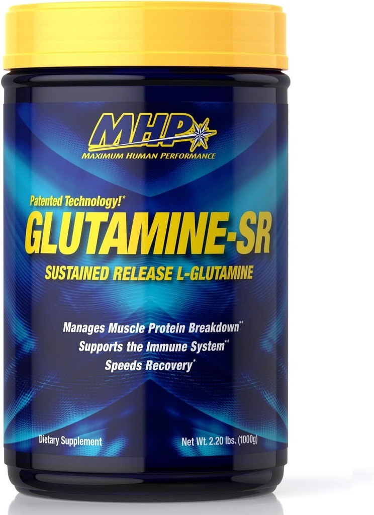 MHP Glutamine SR, Immungesundheit, Muskelrückgewinnung, Unterstützung Muskelmasse, Geschwindigkeitsrückgewinnung, 160 Servierungen, 2.2 Pfund (Pack von 1)