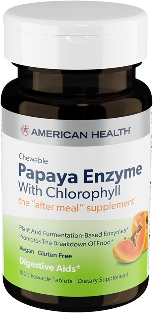 Papaya Enzyme w/Chlorophyll Kautabletten^