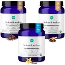 Poudre de protéines organiques Ora Vanille, Chocolat & Vanilla Chai Bundle: 21g à base végétale, Vanilla, Vanilla Chai, 20 portions + 22g à base végétale, Chocolat, 20 portions