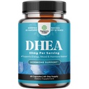 DHEA Supplement for Women & Men - Pure DHEA 50mg for Hormone Balance, Improves Mood Stability, Brain Function, Immune System, Energy & Fertility - Dehydroepiandrosterone Capsules for Adults - 60 Ct