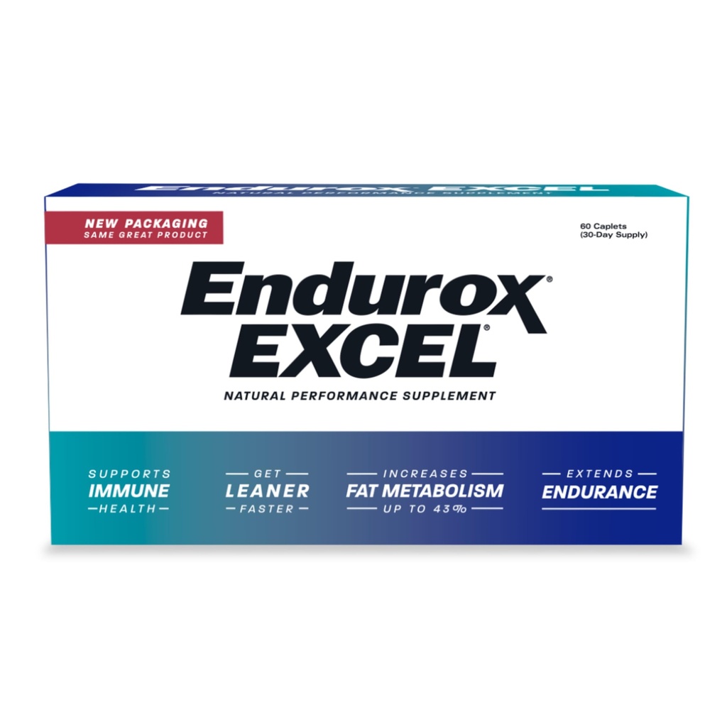 Pacific Health Endurox Excel complément de performance naturelle, augmente le métabolisme et construit l'endurance avec la racine Ciwujia (Ginseng) - 60 capsules