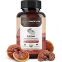 Bio Reishi Mushroom Kapseln Ergänzung (120) | Pure Fruiting Body 10:1 High Strength Extract | 30% Beta-D Glucans | 9.000mg Raw Equivalent Per Serving | Calm, Sleep & Stress Support