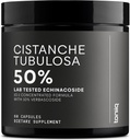 Cistanche Tubulosa Extrakt - Ultra High Potency 10:1 Extrakt mit 50% Echinacoside & 10% Verbascoside - Hochkonzentriert - Third-Party Lab Tested - 60 Kapseln