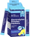 KEY NUTRIENTS Multivitamin Elektrolyte Pulverpackungen - Delicious Blueberry Lemonade 20 Pack Hydration Packets - Travel Hydration Powder - No Sugar, No Calories, Gluten Free - Made in USA