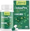 2000 MG Plant-Based Detox Cleanse – Natural Toxin Flush für Leber, Gut & Colon – Antioxidant & Digestive Unterstützung – Zeolite Detox – Fast-Acting Detox Complex für Frauen & Männer – 60 Kapseln