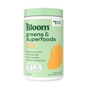 Bloom Nutrition Superfood Greens Poudre, enzymes digestives avec probiotiques et prébiotiques, Gut Health, Bloating Relief pour les femmes, Chlorella, Mélange de jus vert avec poudre de racine de betterave, 25 SVG, Mango