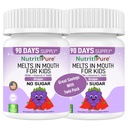 Kids Chewable Iron Supplement, Ferronyl® Carbonyl Iron 9 mg, Vitamin C 30 mg, Grape Flavor, 90 Tabletten (2 Flaschen)