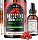 Berberine HCL Liquid Drops - 1500 mg Highly Absorbable Berberine Liquid Drops - Berberine Veggie Supplement für Immun-, Verdauungssystem und Herzgesundheitsunterstützung, Erdbeer Flavor- 2 FL Oz
