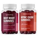 HAVASU NUTRITION Nitric Oxide Gummies with L-Arginine and Beet Root (1 Month Supply) & Beet Root Gummies with COQ10 & Pomegranate (1 Month Supply)