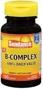Vitamines Sundance B-Complex 100% Valeur quotidienne, 100 Comptez chaque (2)