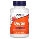 Jetzt Lebensmittel Biotin 5 MG Vegetarische Kapseln, 120 Zähler