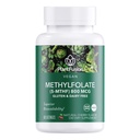 PlantFusion Vegan High Potency Methylfolate 5-MTHF – Fast Acting Sublingual Methyl Folate Supplement ist 6X Mehr Absorbierbar - Non-GMO, Unterstützt Herz-Kreislauf- & Gehirn - 60 Lozenges