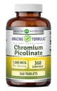 Erstaunliche Formeln Chromium Picolinate 1000 Mcg | Tabletten Supplement | Non-GMO | Gluten Free | Made in USA (1 Pack | 360 Count)