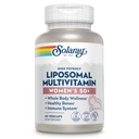 SOLARAY Multivitamine liposomique pour les femmes 50 Plus, Absorption accrue avec le fer, vitamine D, vitamine C, B12, Biotine et plus, Immunissance et santé des os, Vegan, 30 portions, 60 VegCaps