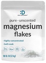 Reine Magnesium Flakes Bad Soaks, 10lbs - Natürliche Epsom Salz Substitute | High-Absorption Magnesium Chloride Flakes | Hydrates Haut und fördert Entspannung