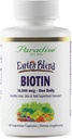 Paradise Herbs Earth's Blend Biotin Supplement, Haar, Haut und Nägel, Ganzkörpergesundheit, Vegan, Non-GMO, Glutenfrei, 90 Vegetarische Kapseln