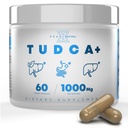 TUDCA+ 1000mg Bile Salzergänzung für Leberunterstützung, Entgiftung, Verdauungsgesundheit und Hautgesundheit - Made in the USA (60 Vegan Capsules)