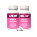 BeLive Myo-Inositol & D-Chiro Inositol Supplement – 2 Pack – 90 Kapseln Jeder – 40:1 Ratio mit Folsäure für Frauen