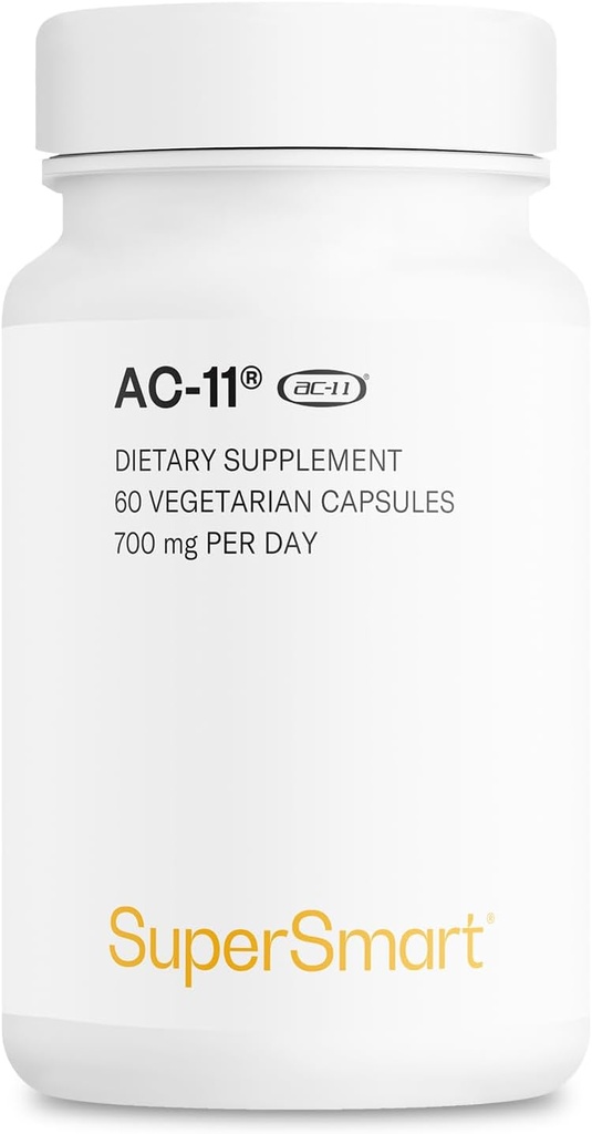 Supersmart AC-11 Supplement 700mg pro Tag (Cat's Claw Extract) - Uncaria Tomentosa Bark | Non-GMO & Gluten Free - 60 Vegetarische Kapseln