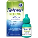 Refresh Relieva für Kontakte Lubricant Augentropfen für trockene Augen, 0,27 Fl Oz Steril