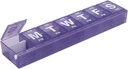 EZY DOSE Weekly (7-Day) AM/PM Pill Planner, Medizin-Fall, Vitamin Organizer Box, 3X-Large Locking Comparts zu Secure Prescription Medicing, Verhindern zufällige Spilling, Farbe Mai Vary, BPA kostenlos