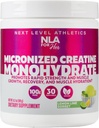 Ihr Kreatin Monohydrat mikronisiert für Frauen (30-5g Servierungen)-Great Verkostung Lemon Lime Sorbet Flavored-Lean Muskelwachstum & Workout Erholung, Boost Performance- Vegan, keine Bloating oder Wasser Retention