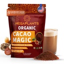 MegaPlants Cacao Magic (50 Servierungen) | Superfood 5 Pilzmischung | Lions Mane, Reishi, Chaga, Cordyceps, Turkey Tail | Smoothie, Hot Chocolate, Coffee Alternative