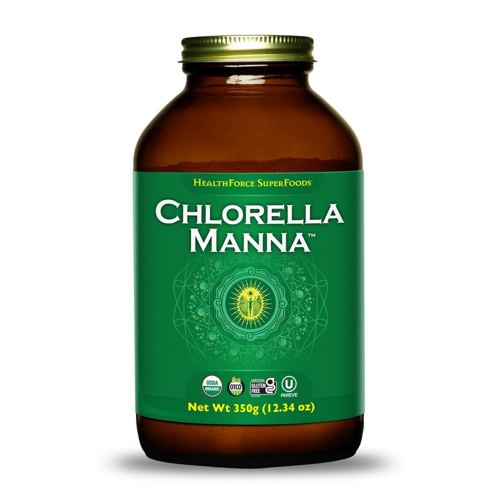 HealthForce SuperFoods Chlorella Manna - Pulver - 350 Gramm